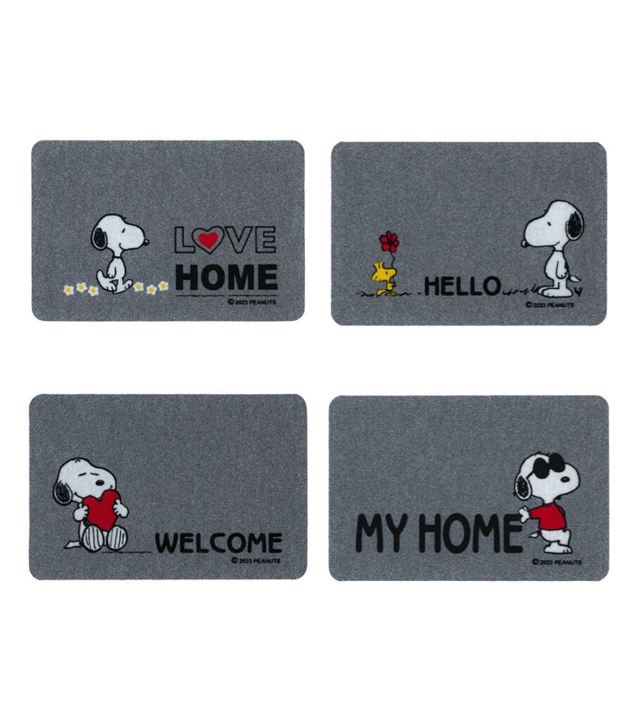 ZERBINO "SNOOPY LOVE" CON FONDO ANTISCIVOLO, 40X60 CM