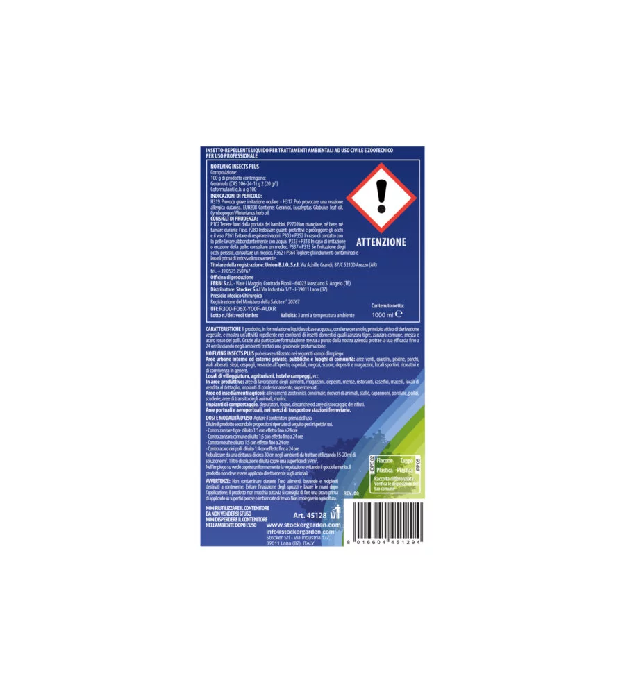 Repellente antizanzare stocker "nebuzan", 1 litro