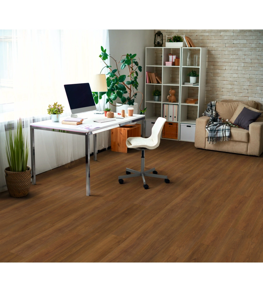 Pavimento laminato kimono "catwalk" 8 mm rovere medio 2,125 m², 8x193x1376 mm