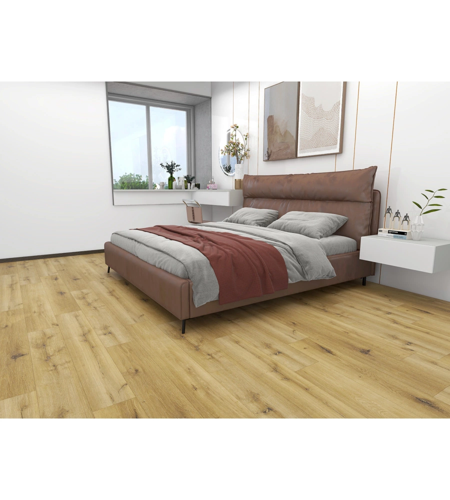 Pavimento vinilico kimono "robust plus" 5,5 mm rovere scuro venezia 2,196 m², 5,5x180x1220 mm