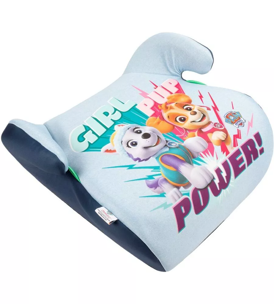 Seggiolino alzabimbo auto "paw patrol" per bambini con altezza da 125 a 150 cm, ece r129