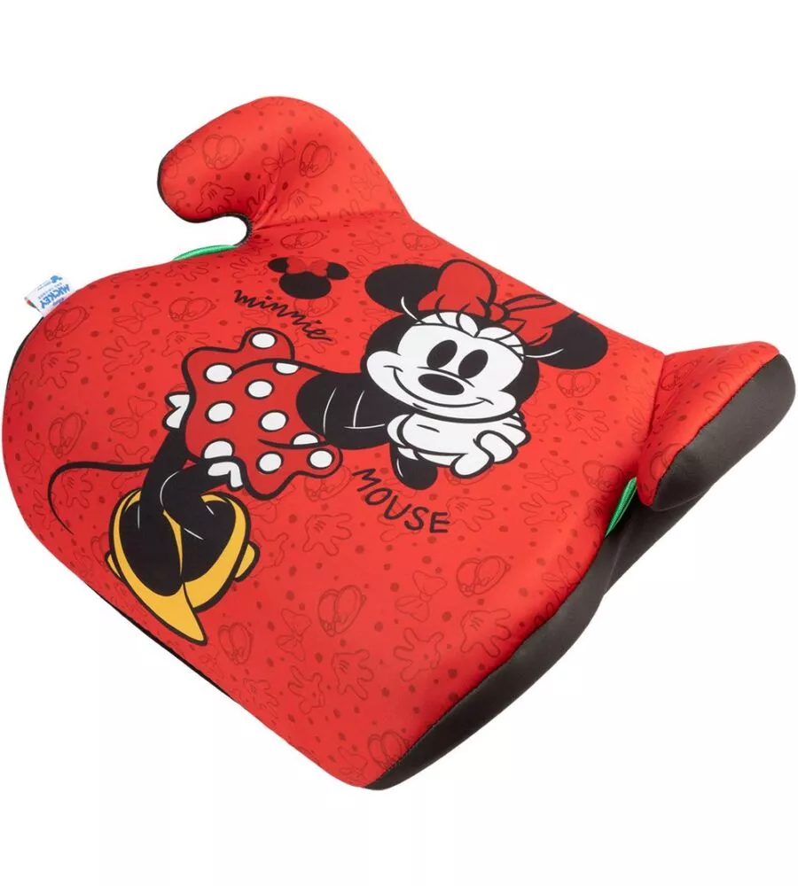 Seggiolino alzabimbo auto disney "minnie" per bambini con altezza da 125 a 150 cm, ece r129