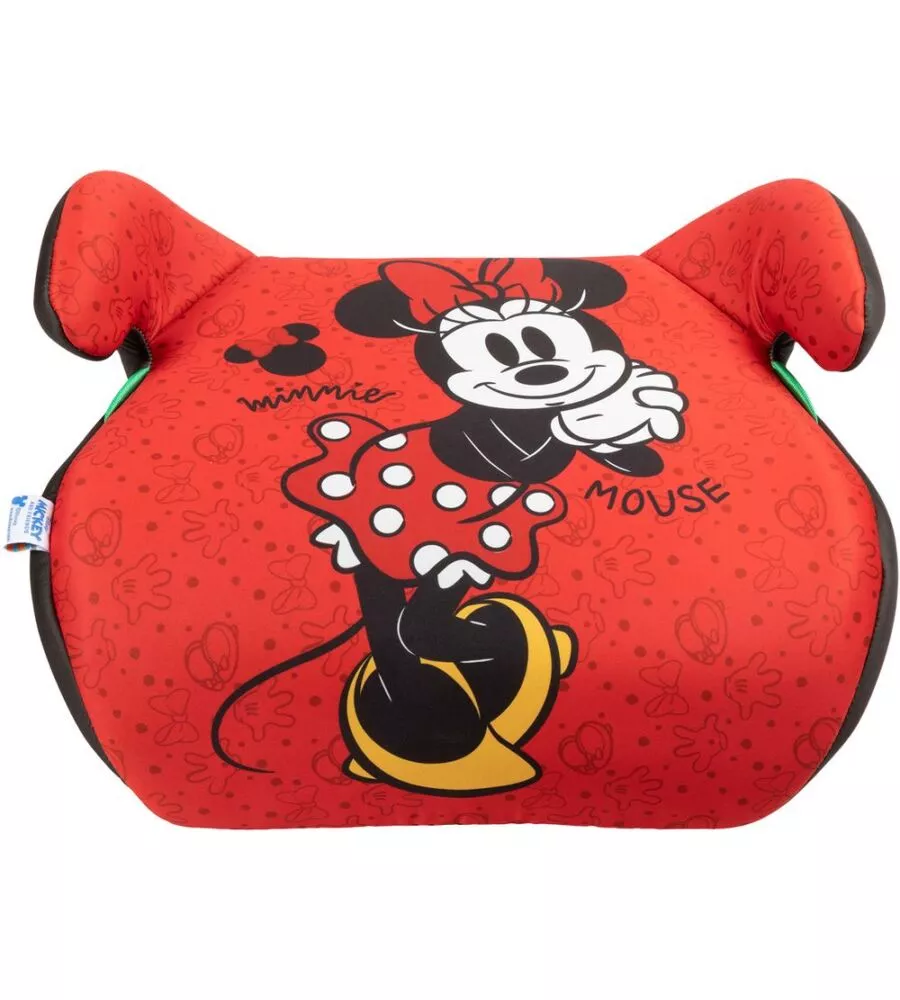 Seggiolino alzabimbo auto disney "minnie" per bambini con altezza da 125 a 150 cm, ece r129