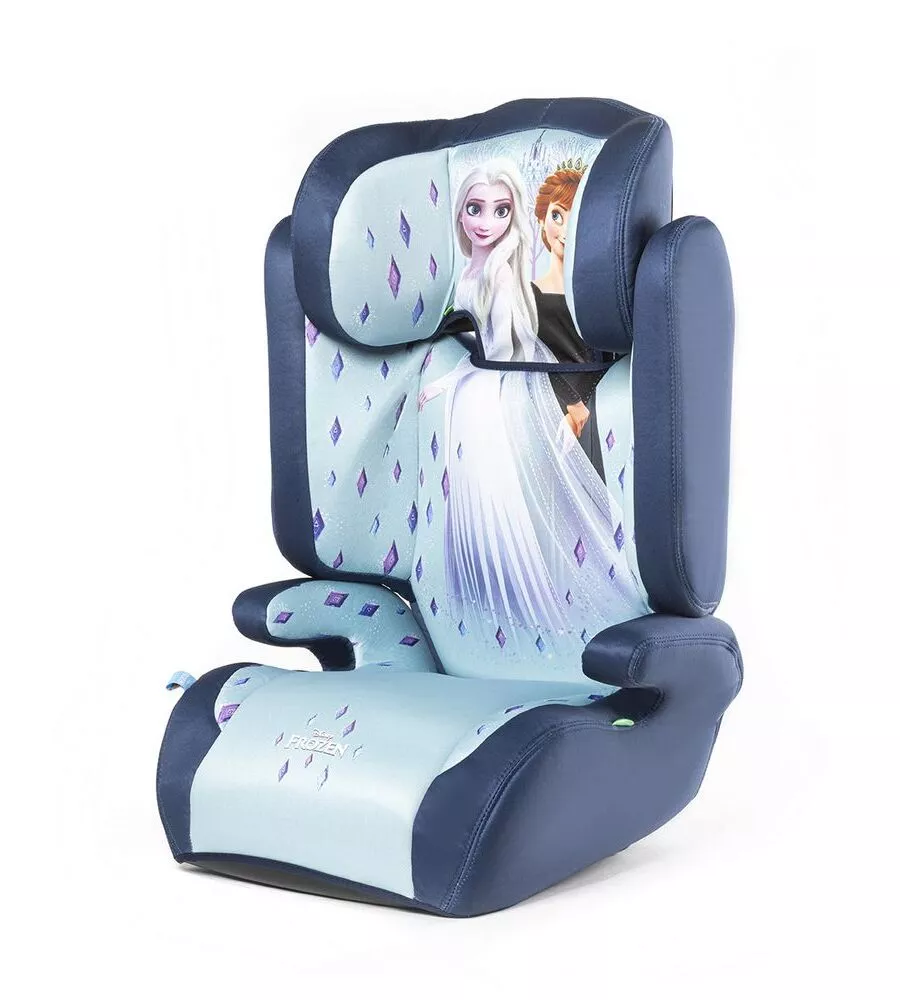 Seggiolino auto disney "frozen" per bambini con altezza da 100 a 150 cm, ece r129