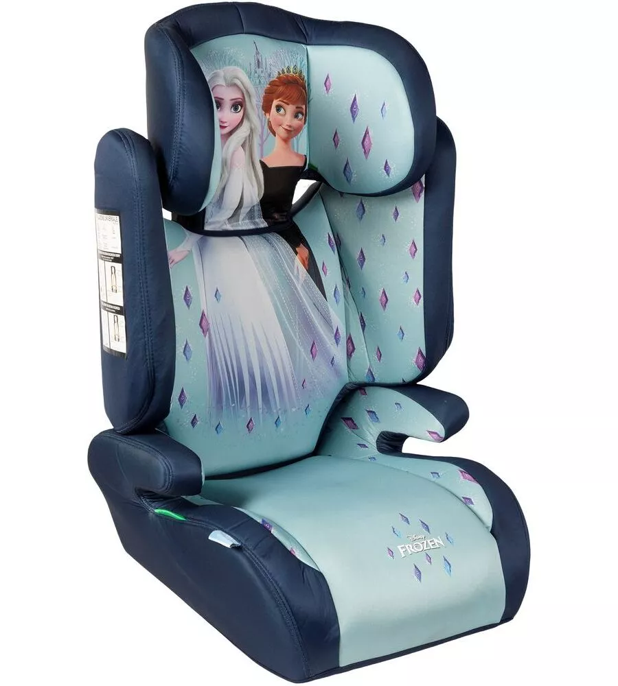 Seggiolino auto disney "frozen" per bambini con altezza da 100 a 150 cm, ece r129