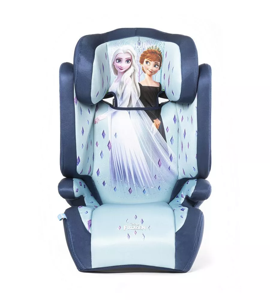 Seggiolino auto disney "frozen" per bambini con altezza da 100 a 150 cm, ece r129