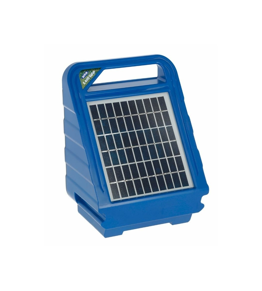 Elettrificatore per recinto con pannello solare ama 12v