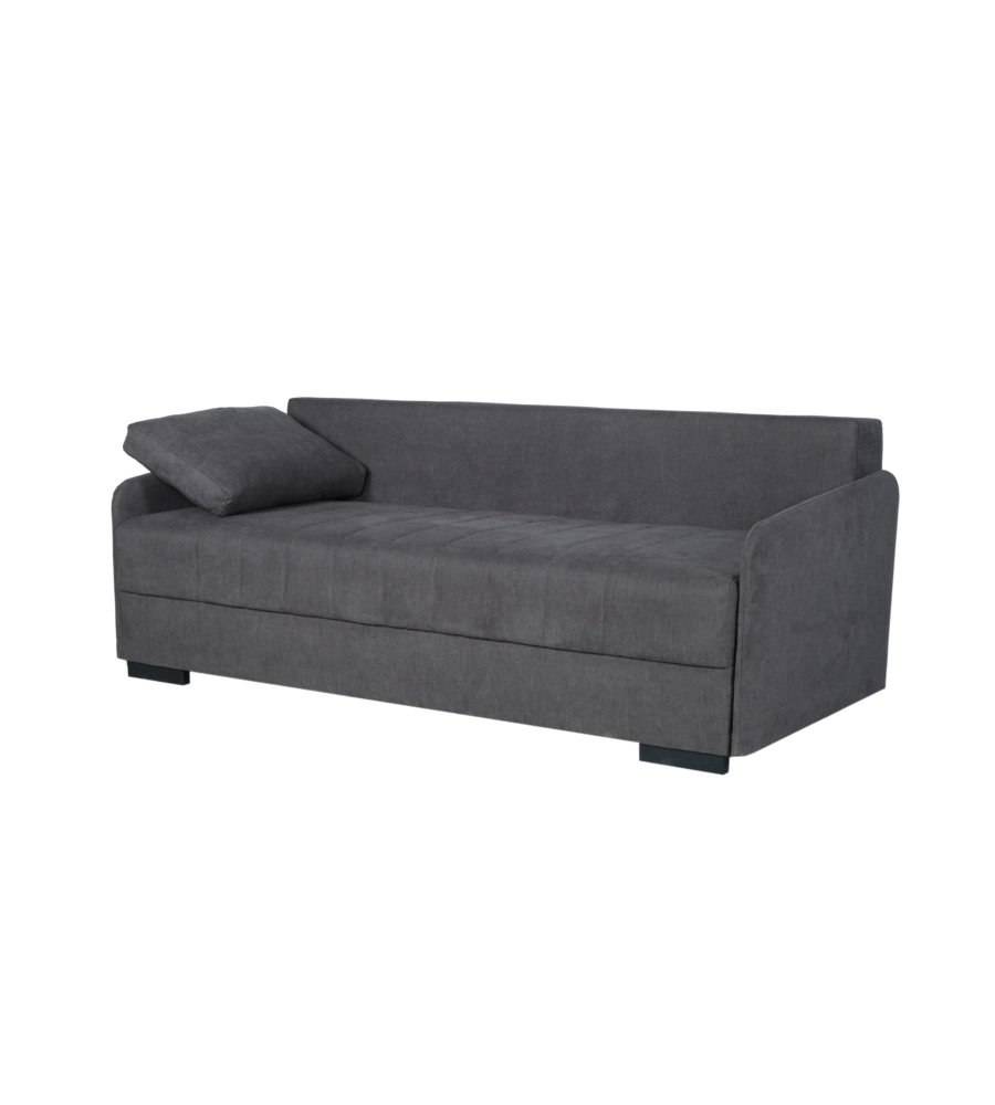 Divano 3 posti bellahome "gemini" grigio, 200x95x91 cm