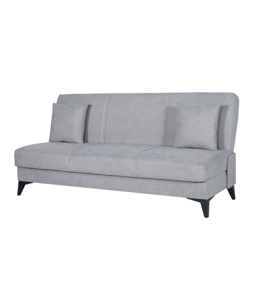 Divano 3 posti bellahome "abete" grigio, 185x78x90 cm