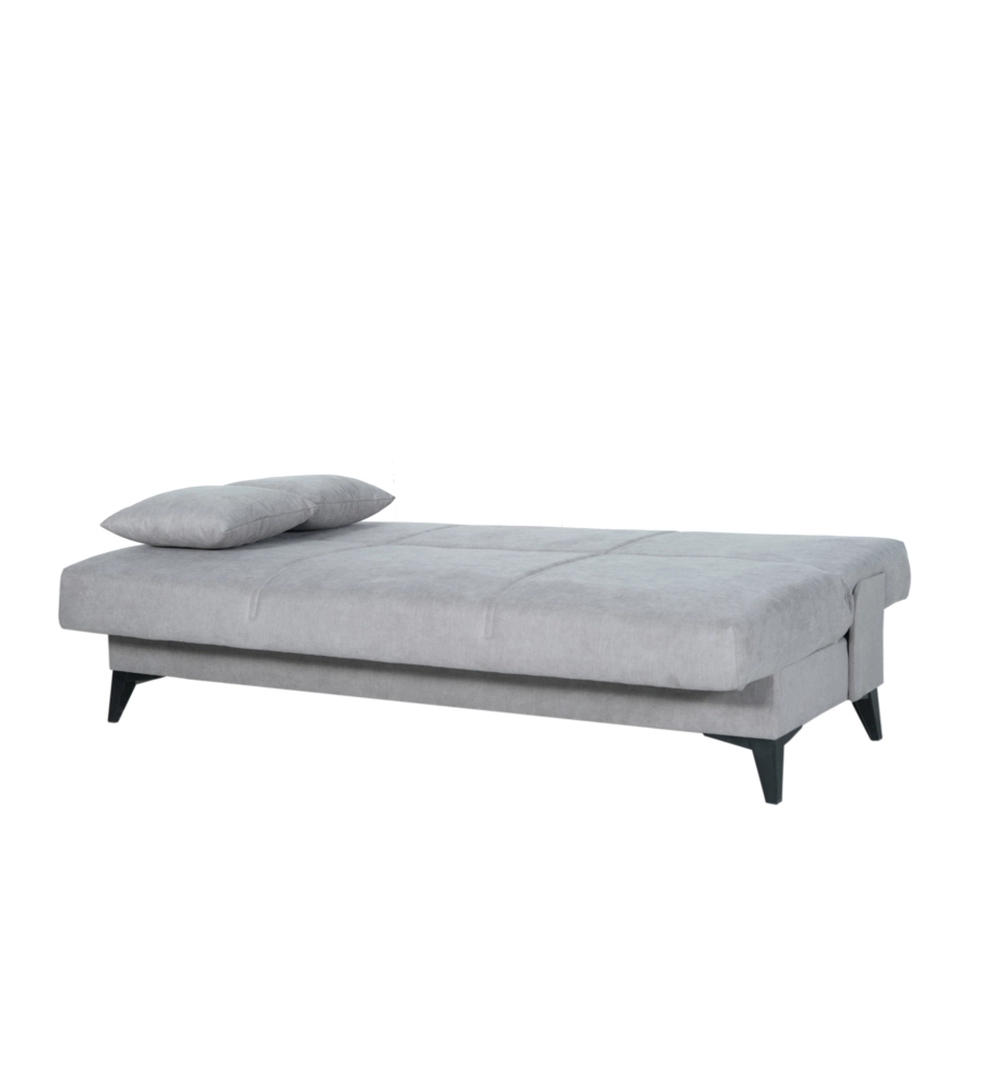 Divano 3 posti bellahome "abete" grigio, 185x78x90 cm