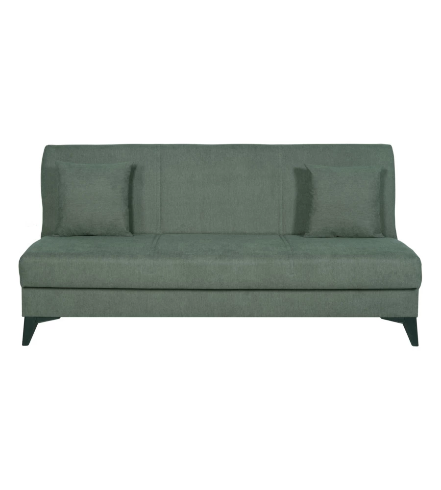 Divano 3 posti bellahome "abete" verde scuro, 185x78x90 cm