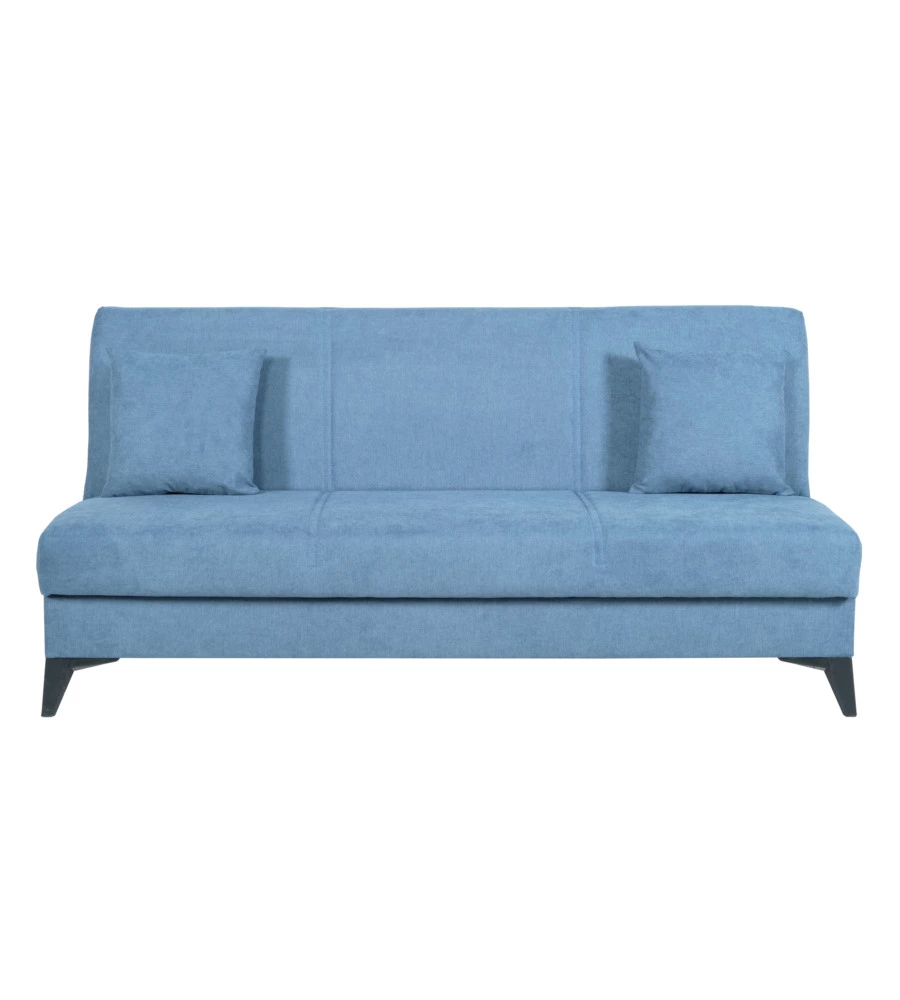 Divano 3 posti bellahome "abete" blu, 185x78x90 cm