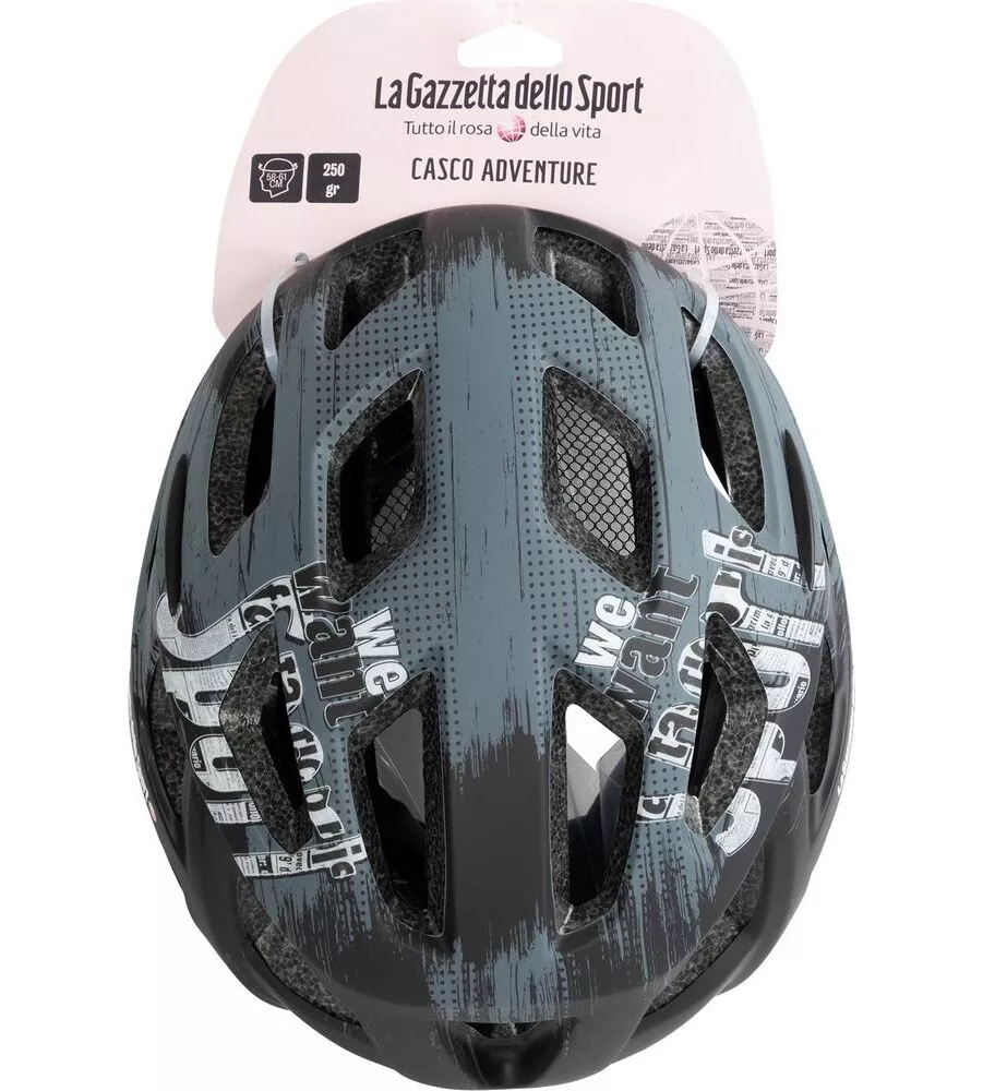 Casco bici per adulti gazzetta dello sport "adventure", tg l