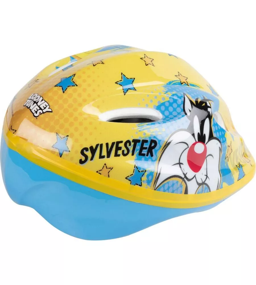 Casco bici per bambini warner bros "titti e silvestro", 52-56 cm