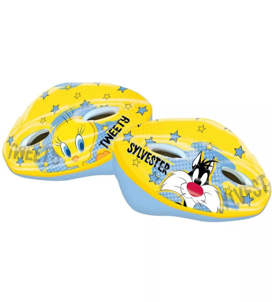 Casco bici per bambini warner bros "titti e silvestro", 52-56 cm