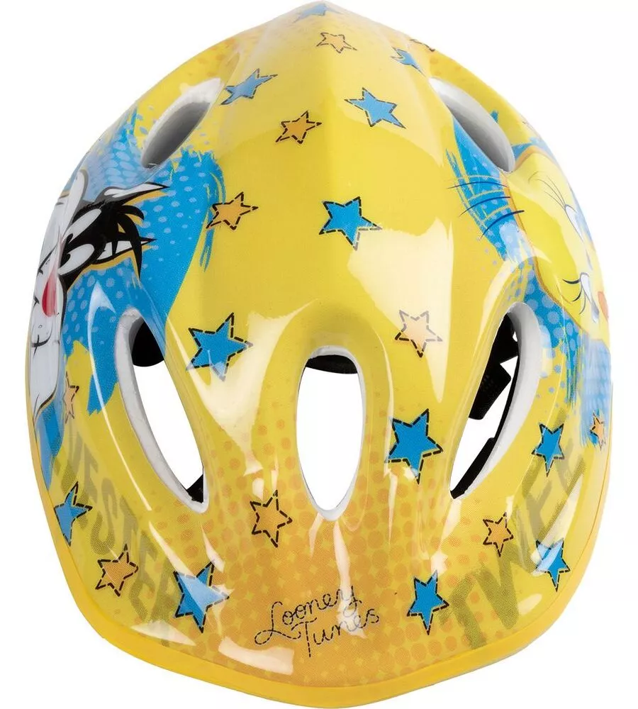 Casco bici per bambini warner bros "titti e silvestro", 52-56 cm