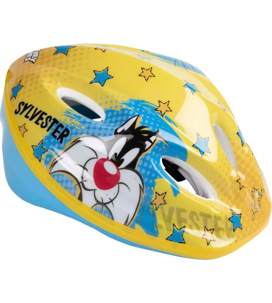 Casco bici per bambini warner bros "titti e silvestro", 52-56 cm