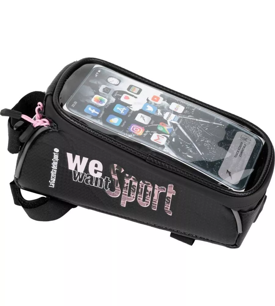 Borsa per bicicletta gazzetta dello sport "sprinter" idrorepellente, 10x10x20 cm