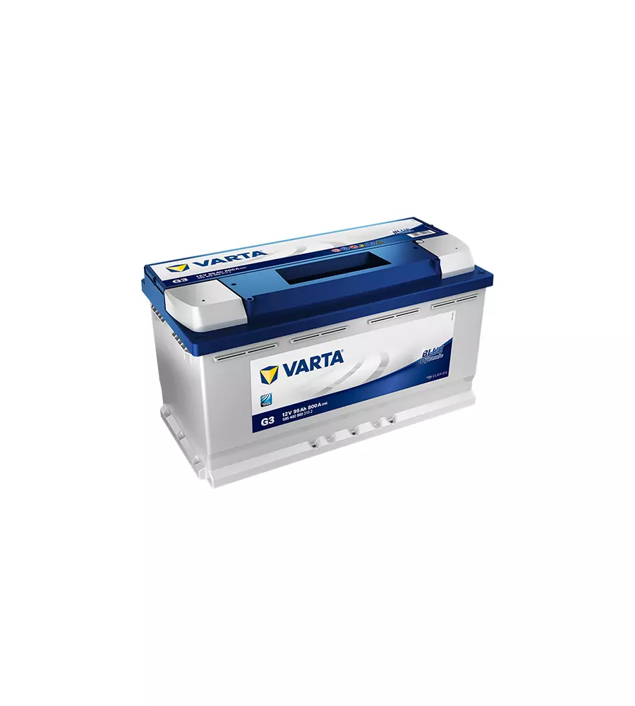 Batteria di avviamento auto varta "g3" 95ah 800a