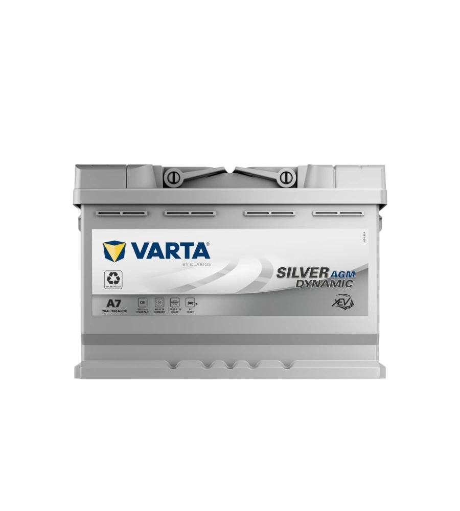 Batteria di avviamento auto varta a7 12v 70ah