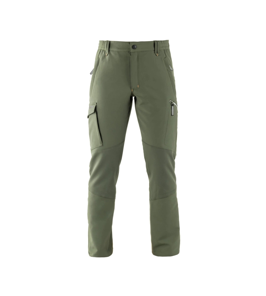 Pantaloni da lavoro kapriol "earth" verde, tg xxxl