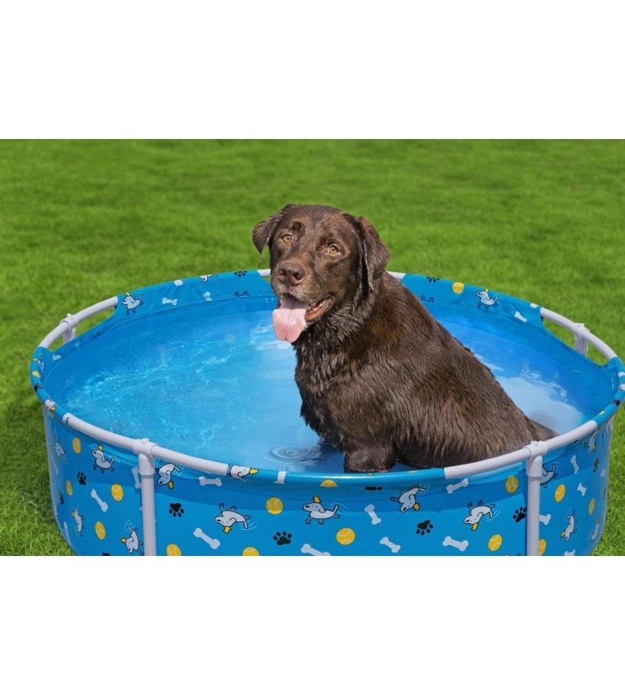 Piscina gioco per cani bestway "fetchin' fun" 122x122x30,5 cm