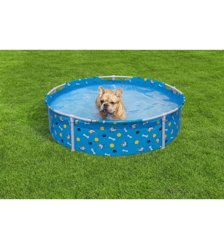 Piscina gioco per cani bestway "fetchin' fun" 122x122x30,5 cm