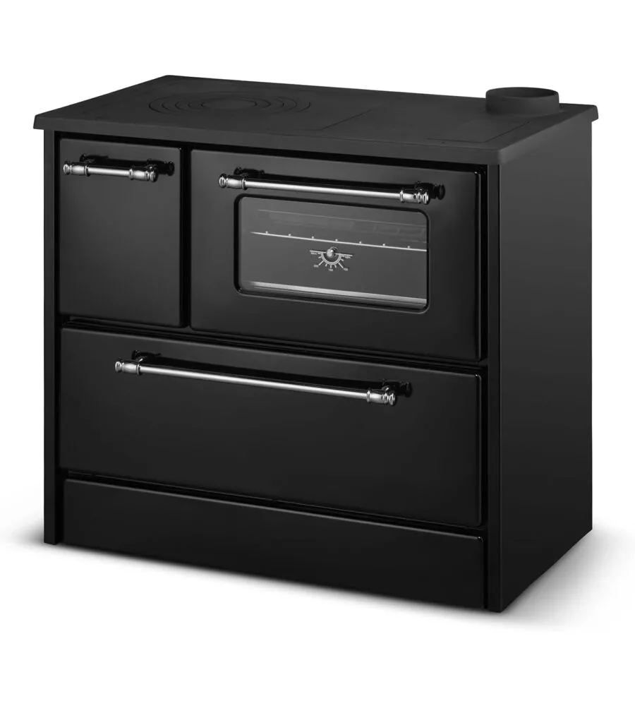 Cucina a legna divina fire "beatrice" nero 9 kw