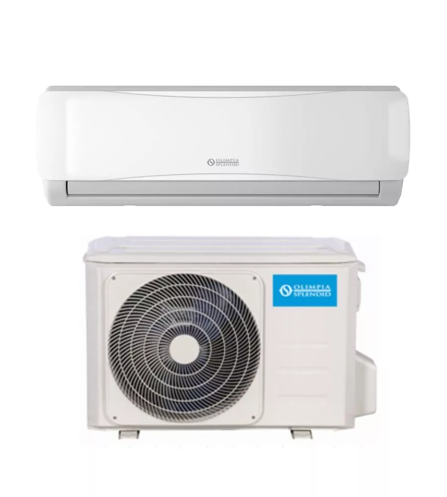 Climatizzatore caldo freddo olimpia splendid pompa di calore "alyas pro e" monosplit e unita' esterna 12000 btu con wi-fi