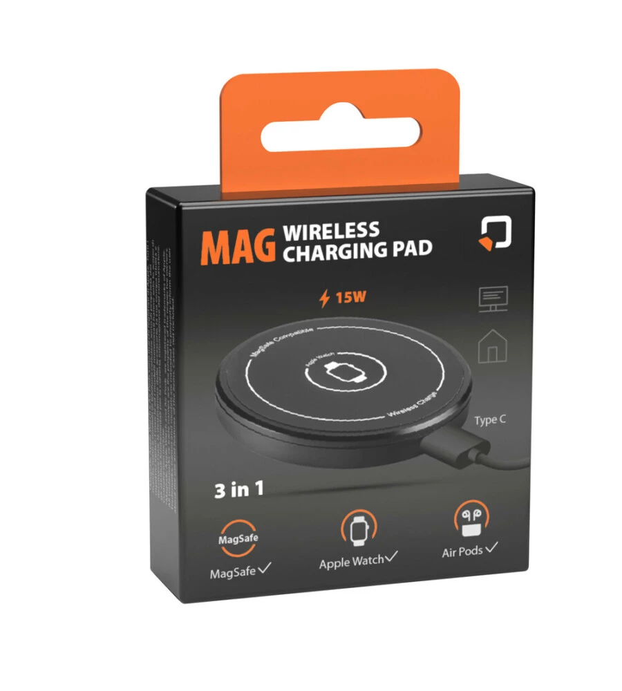 Caricatore wireless magnetico lampa "mag 3 in 1" - 91814