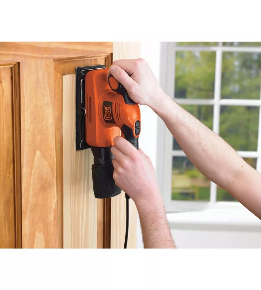 Levigatrice orbitale elettrica black+decker "ka320e-qs" diametro 2 mm 240w