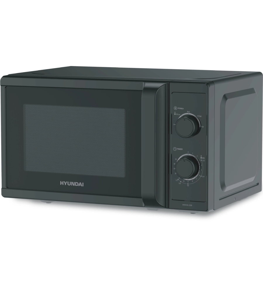 Forno a microonde hyundai "mwhn-20b" nero 700 w