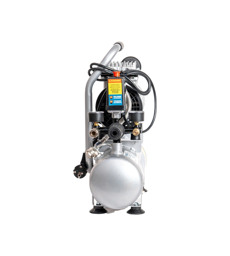 Outlet - usato per prova e senza imballo originale - compressore aria portatile silenziato hyundai 6l 1hp - cod. 65712