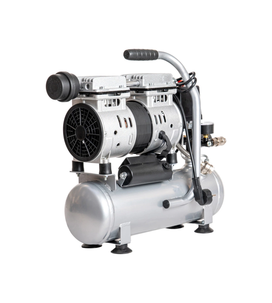 Outlet - usato per prova e senza imballo originale - compressore aria portatile silenziato hyundai 6l 1hp - cod. 65712