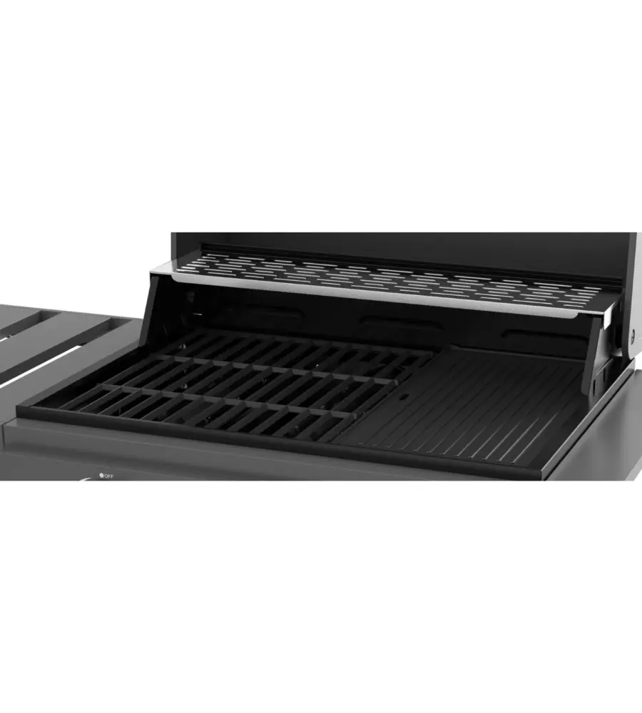 Barbecue a gas ompagrill "expert 4" nero 4 bruciatori