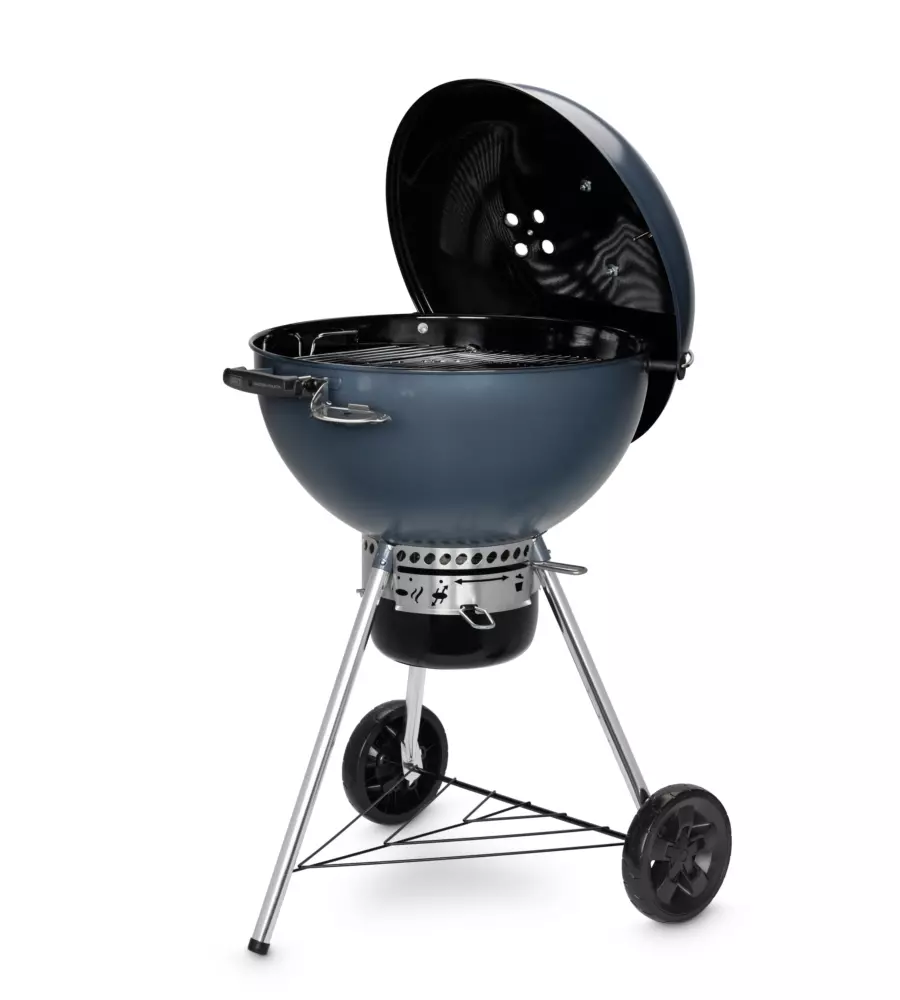 Barbecue a carbone weber "master touch e-5750 slate" nero con griglia 57 cm