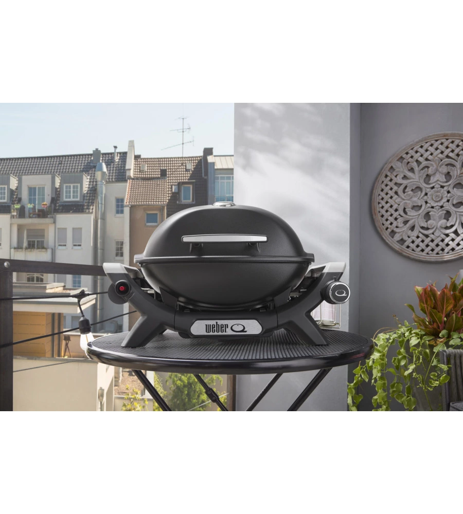 Barbecue a gas portatile weber "q1100n" nero 1 bruciatore