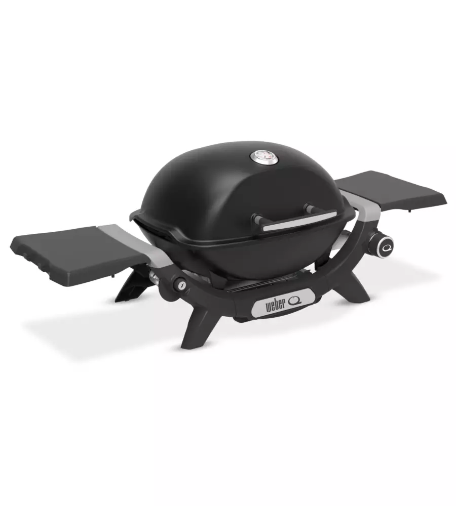 Barbecue a gas portatile weber "q1200 n" nero 1 bruciatore