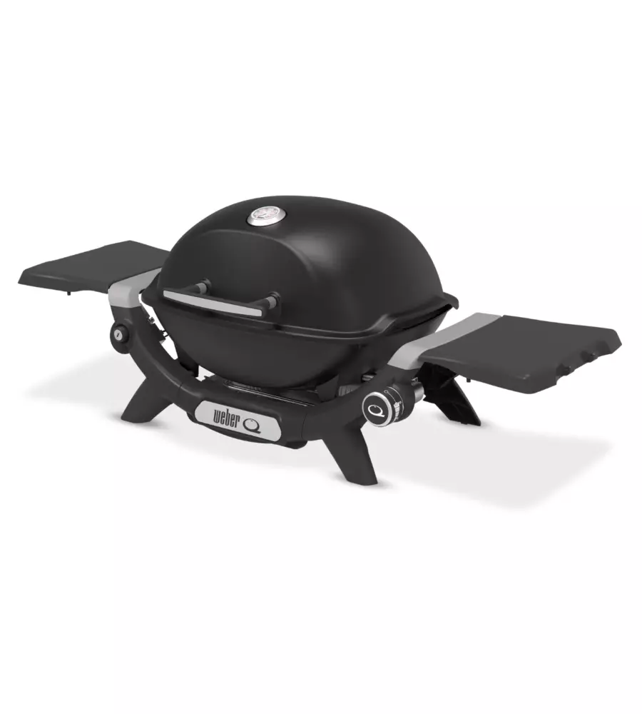 Barbecue a gas portatile weber "q1200 n" nero 1 bruciatore