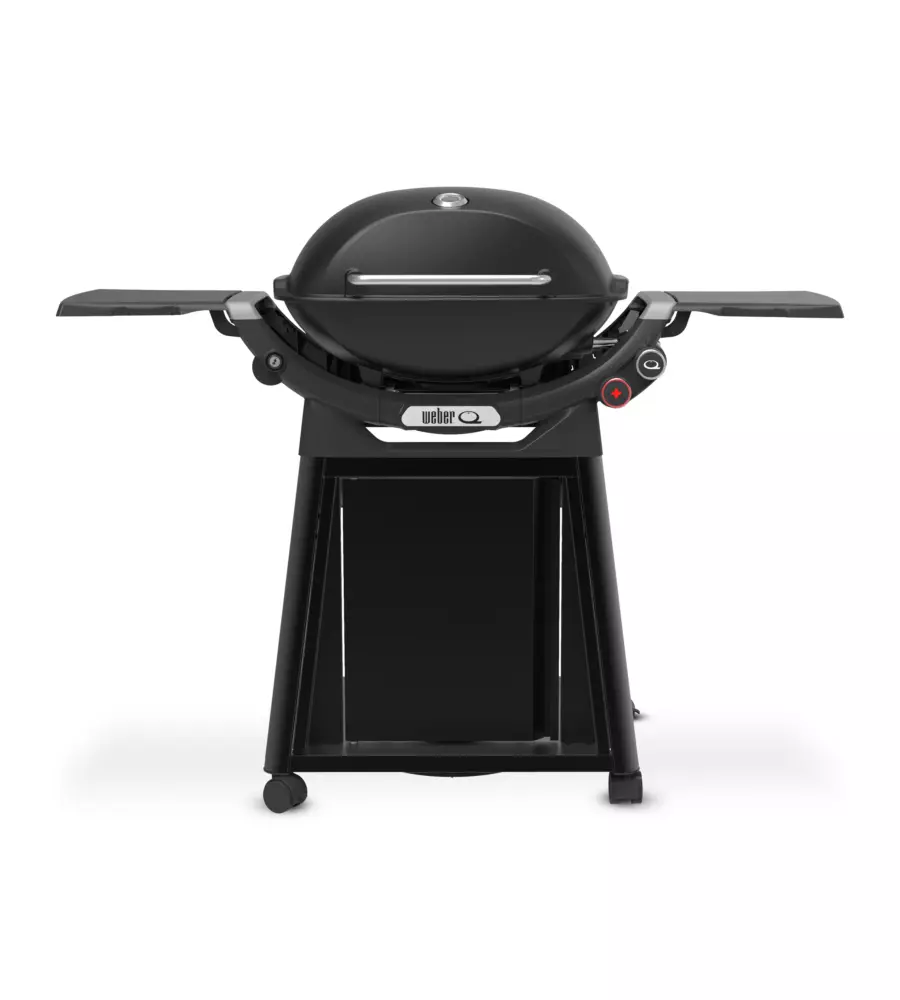 Barbecue a gas weber "q3200n+" nero con carrello e 2 bruciatori