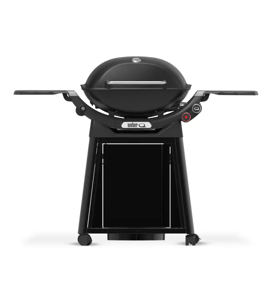 Barbecue a gas weber "q3200n+" nero con carrello e 2 bruciatori