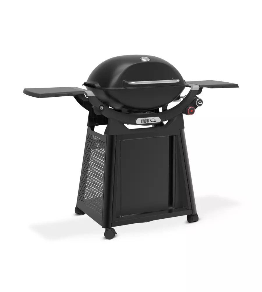 Barbecue a gas weber "q3200n+" nero con carrello e 2 bruciatori