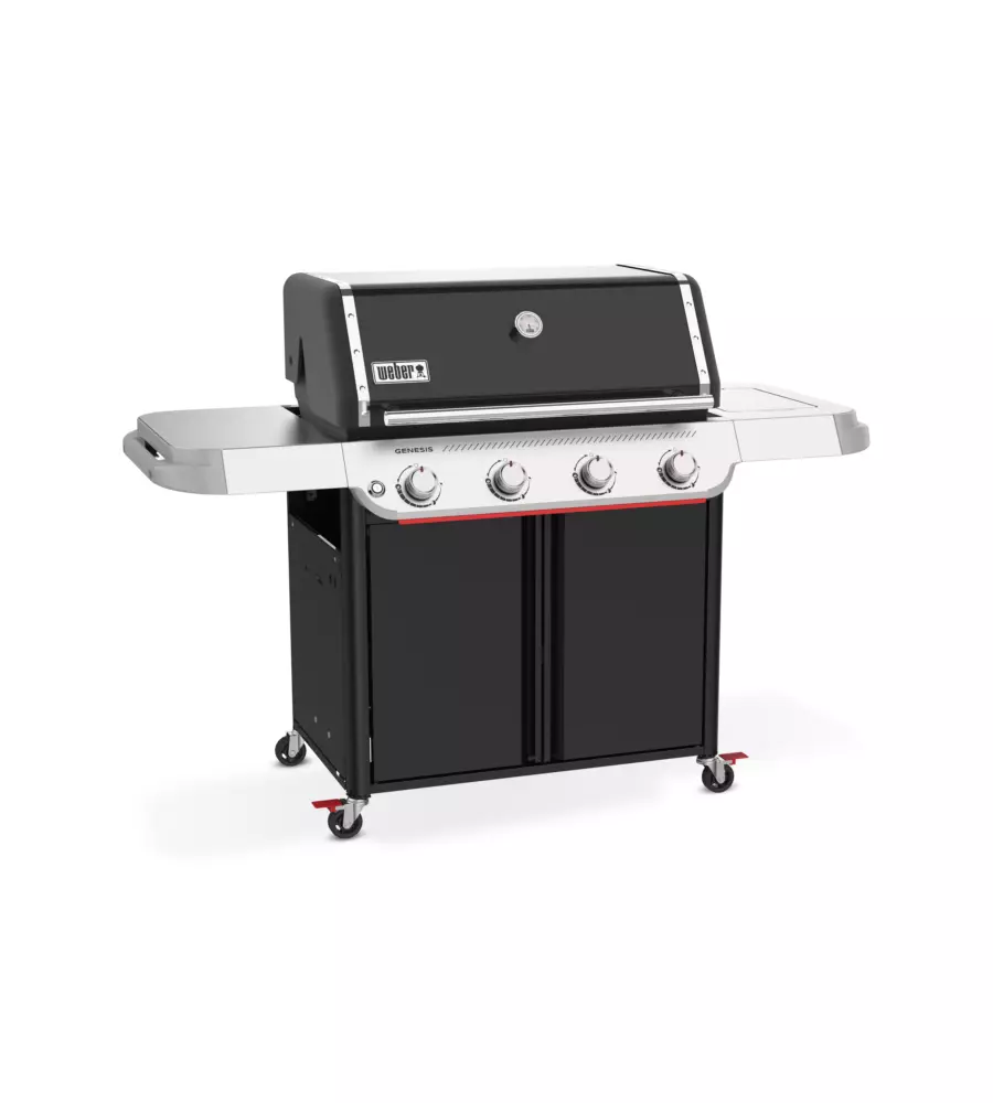 Barbecue a gas weber "genesis e-415" nero 4 bruciatori