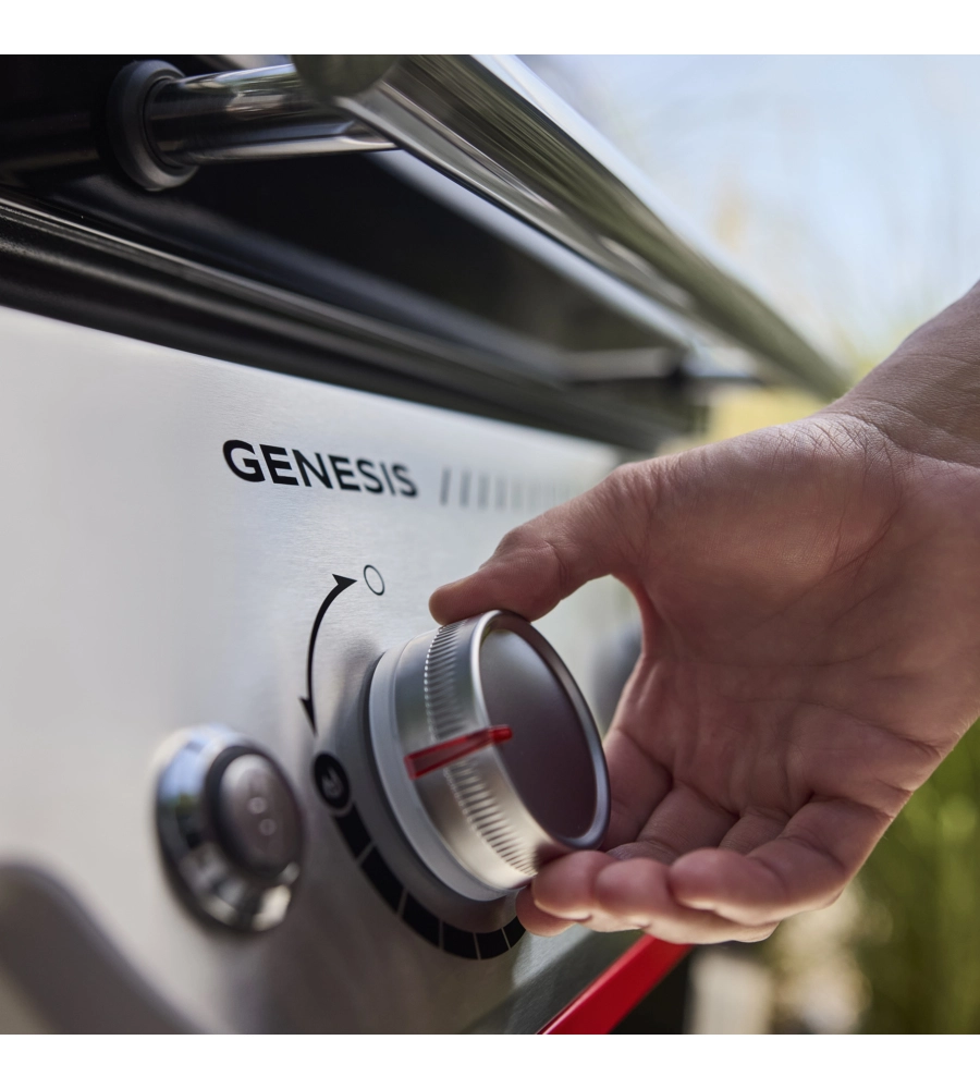 Barbecue a gas weber "genesis e-425" nero 4 bruciatori