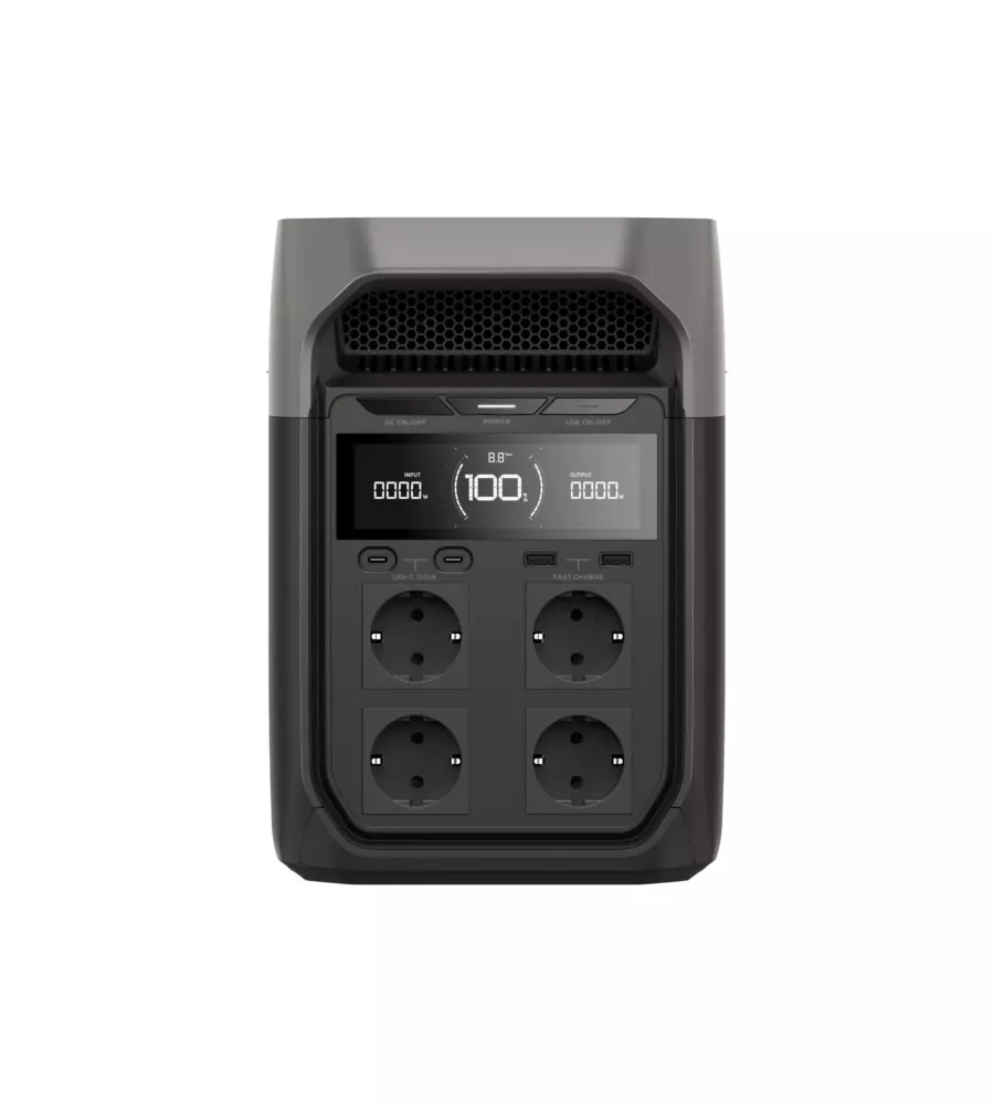 Generatore di corrente portatile a batteria ecoflow "delta 3" 1800w