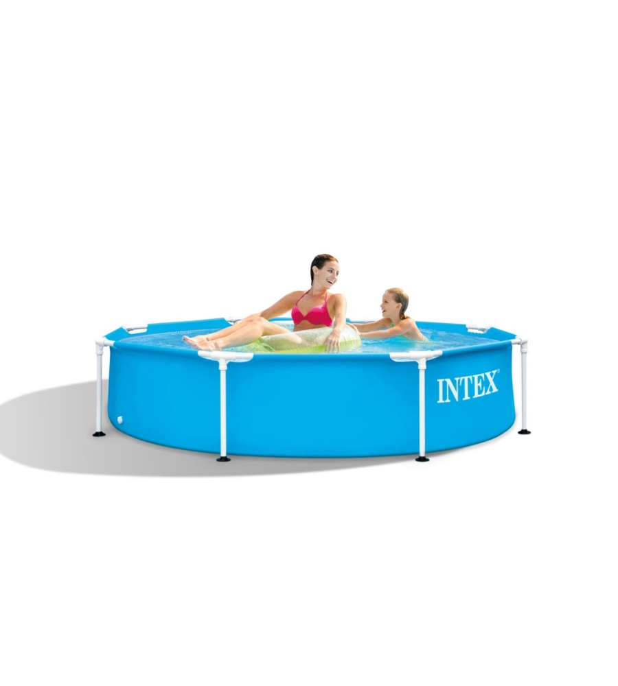 Piscina fuori terra rotonda intex "metal frame" 244x244x51 cm - cod. 28205np