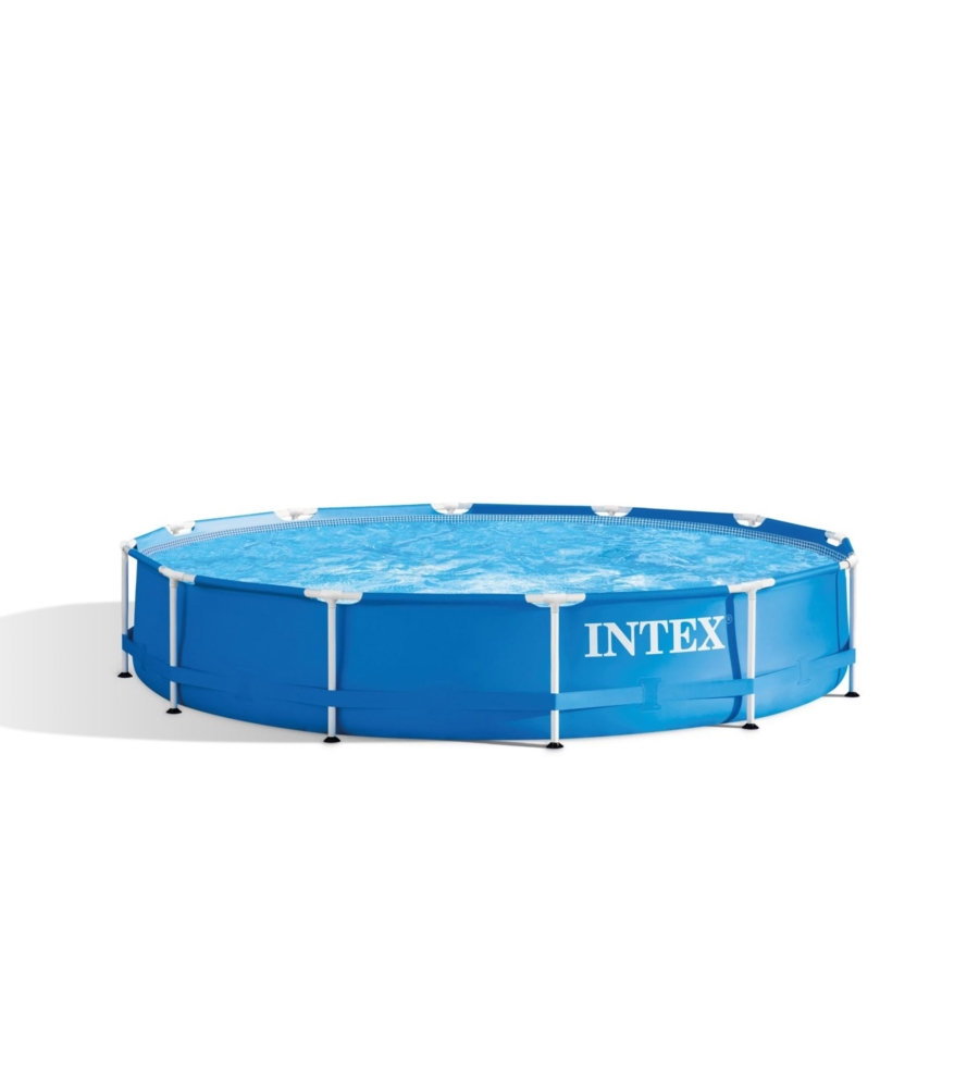 Piscina fuori terra rotonda intex "metal frame" 366x366x76 cm - cod. 28210np