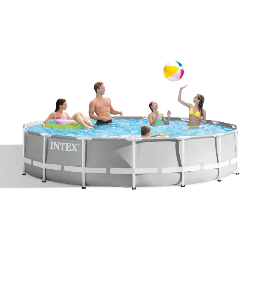 Piscina fuori terra rotonda intex "prisma frame" 457x457x107 cm - cod. 26724np