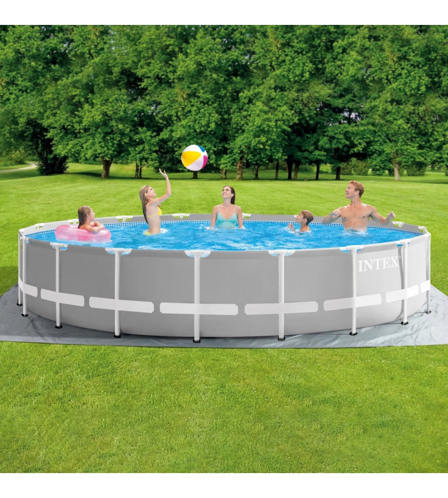 Piscina fuori terra rotonda intex "prisma frame" 549x549x122 cm - cod. 26732np