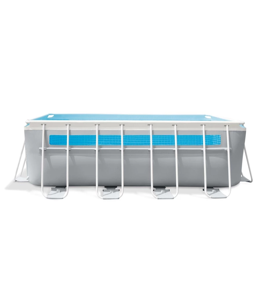 Piscina fuori terra rettangolare intex "prisma frame clearview" 400x200x122 cm - cod. 26770np